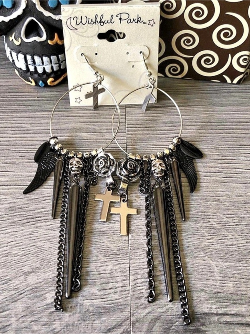 Statement Halloween Gothic Style Earrings